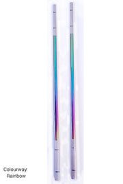Stainless Steel Chopsticks Pair (Length 23.5cms-35gms). Rainbow