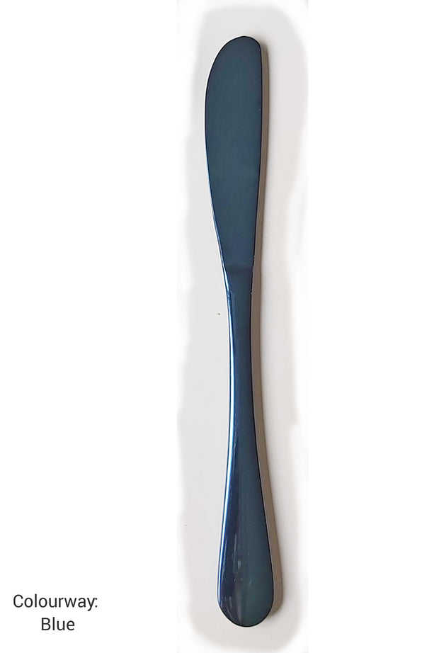 Stainless Steel Knife (Length 7.5cms-50gms). Blue colour