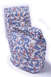Beeswax wrap bucket bag. Liberty print. Monkey madness. height:29cm. Width:32cm. Base:21x13cm.