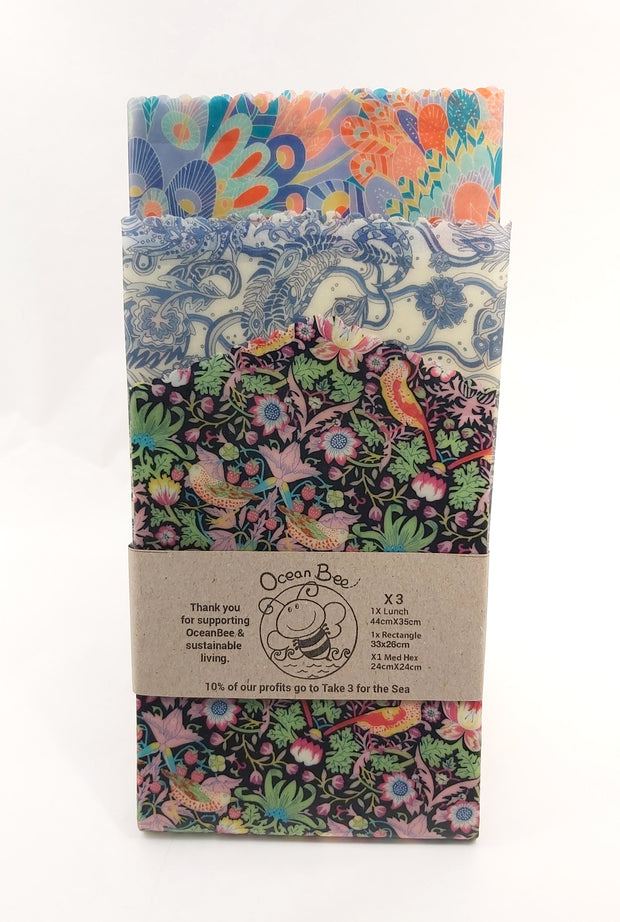 Beeswax Wraps Stellar - Set of 3