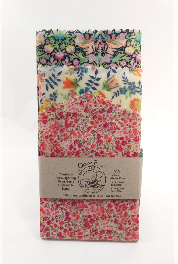 Beeswax Wraps Stellar - Set of 3