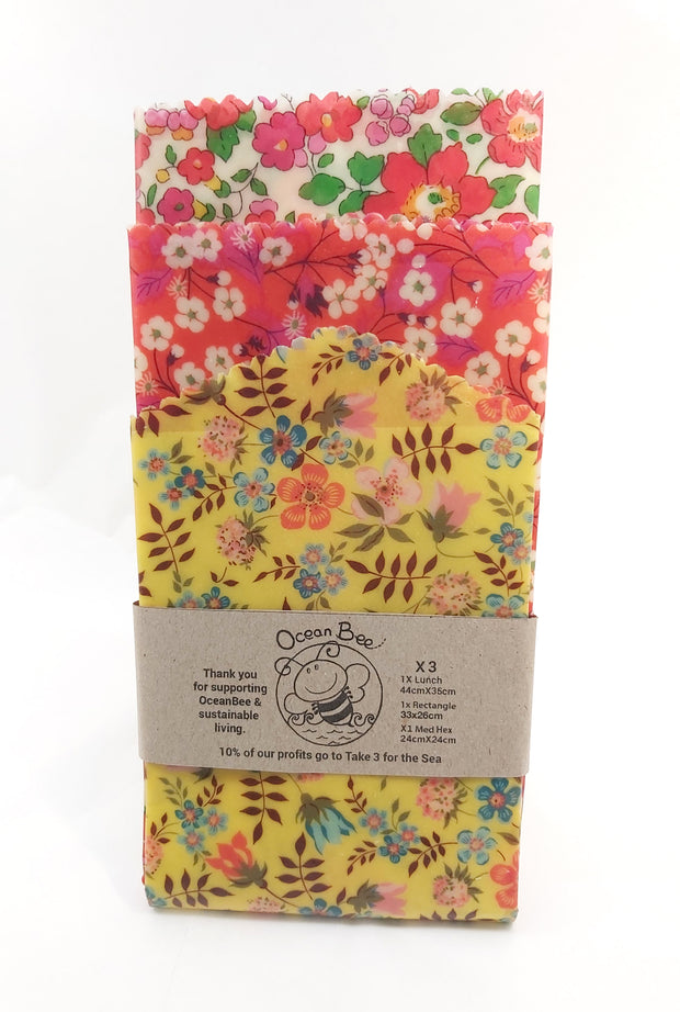 Beeswax Wraps Stellar - Set of 3