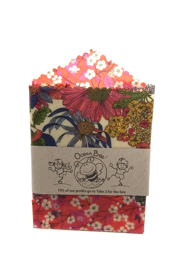 Beeswax Wraps Handy Hex & Rectangle-Set of 2